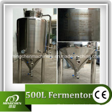 Tanque fermentador cónico de acero inoxidable, fermentación industrial (aprobado por la CE)